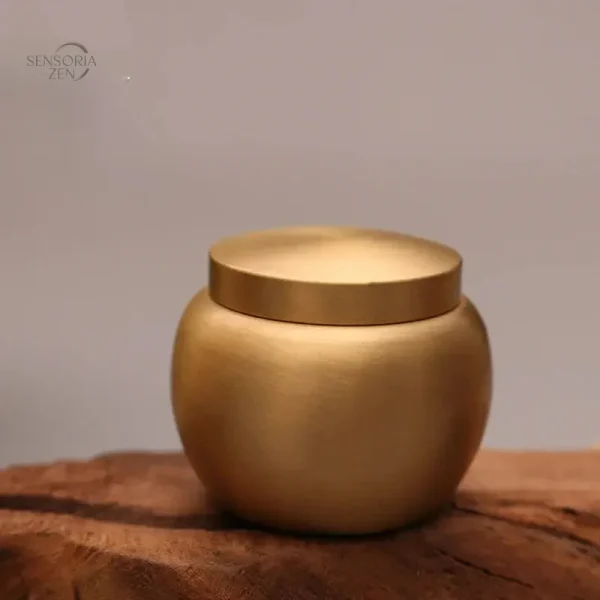 Récipient à encens en cuivre, pratique et élégant