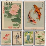 Affiche Hokusai & Koson - Estampe Japonaise