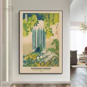 Décoration murale japonaise avec Estampe Koson