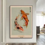 Art mural japonais : Estampe de Hokusai