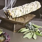 Encens de sauge blanche pour purification et bien-être
