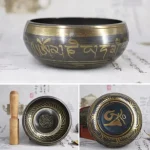 Accessoire de yoga : Bol Feng Shui en métal authentique