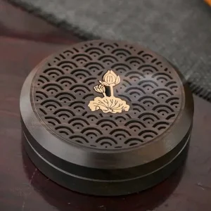 Encens zen en bois santal, design décoratif élégant