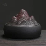 Brûleur d'encens moderne en céramique Montagne