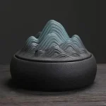 Accessoire zen, brûleur d'encens en céramique design