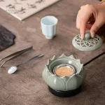 Brûleur d’Encens Électrique en forme de lotus