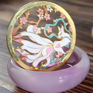 Brûleur d'Encens en Verre représentant un renard