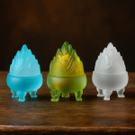 Brûleur d'Encens en Verre - Trépied Cristal Zen