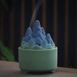Brûleur d’Encens zen en céramique dégradée