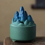 Encens Montagne, brûleur en céramique décoratif zen