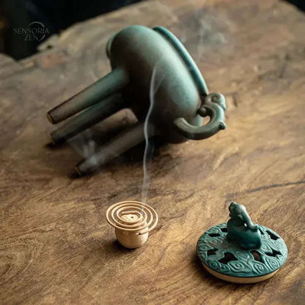 Brûleur d'Encens en céramique pour décoration intérieure