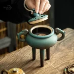 Accessoire zen pour diffusion d'arômes en céramique