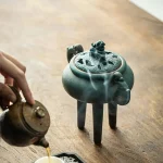 Brûleur d'encens tripode pour une ambiance relaxante