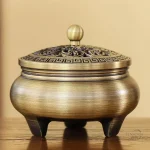 Brûleur encens cuivre minimaliste – design épuré et zen