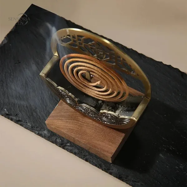 Accessoire de méditation élégant en métal