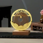Support rétro pour encens spirale à la maison