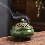 Objet de méditation : brûleur d'encens céramique zen