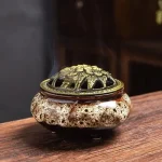 Brûleur Encens Céramique Bouddhiste pour méditation - vue 2