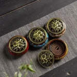 Brûleur d'encens céramique, ambiance zen pour méditation