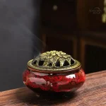 Brûleur céramique, accessoire de méditation apaisant