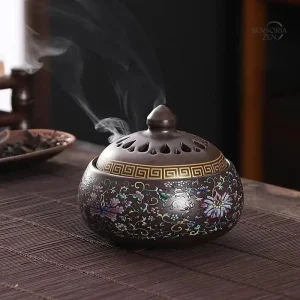 Brûleur à encens céramique style impérial