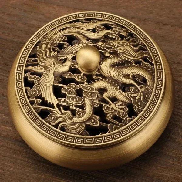 bruleur-encens-dragon-phenix-cuivre-grave-1 Brûleur d’encens Dragon et Phénix en cuivre