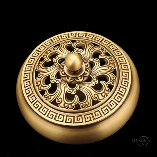 Accessoire spirituel : brûleur d'encens en cuivre