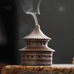 Brûleur d'encens décoratif, style rétro artisanal