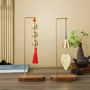 Carillon éolien en cuivre, décoration Feng Shui