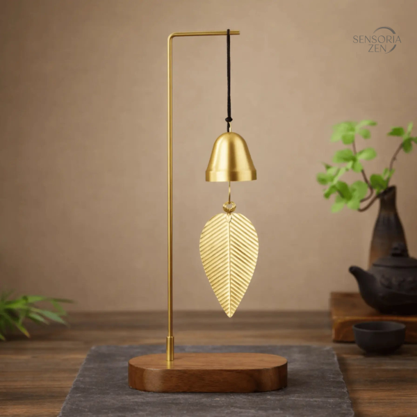 Accessoire zen en cuivre, carillon éolien apaisant