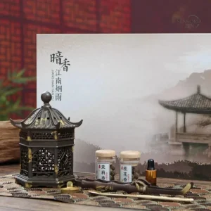 Brûleur d’Encens Asiatique en alliage traditionnel