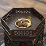 Brûleur d’encens en alliage ancien pour ambiance zen