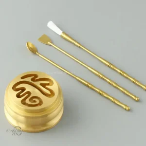 Accessoires d'encens avec brûleur en laiton