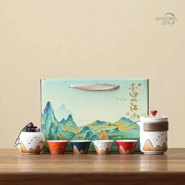 Boîte à thé pratique pour un rangement esthétique