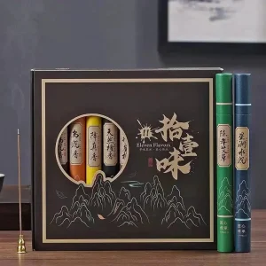 Coffret Encens Artisanaux – 10 Boîtes Sans Parfum