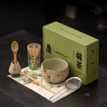 Outils de cérémonie matcha : bol et fouet en bambou