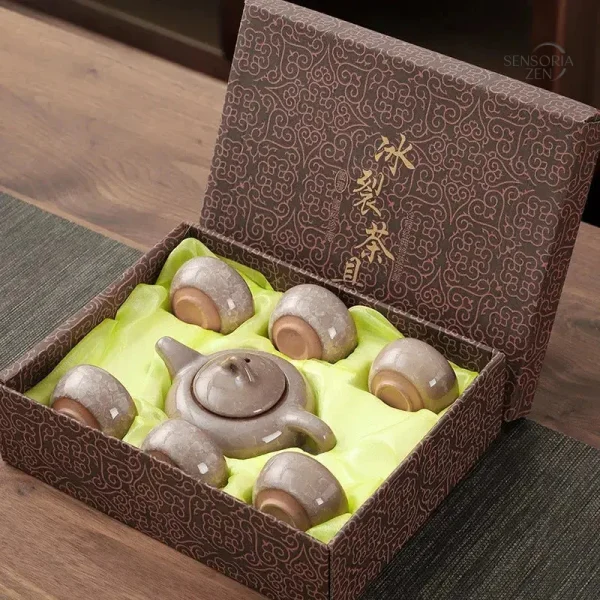 Coffret céramique pour une expérience de thé authentique