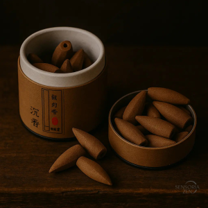 Cônes d'encens traditionnels en bois d'agar Kōdō Sacré
