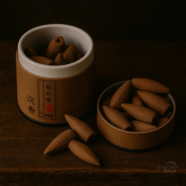 cones-encens-traditionnels-bois-agar-1 Cônes d'encens traditionnels en bois d'agar Kōdō Sacré