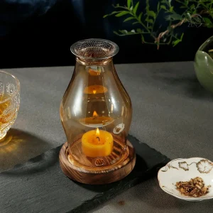 Diffuseur à chaleur douce en verre et bois