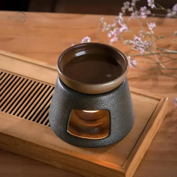 Support élégant pour diffuseur à chaleur douce en céramique vintage