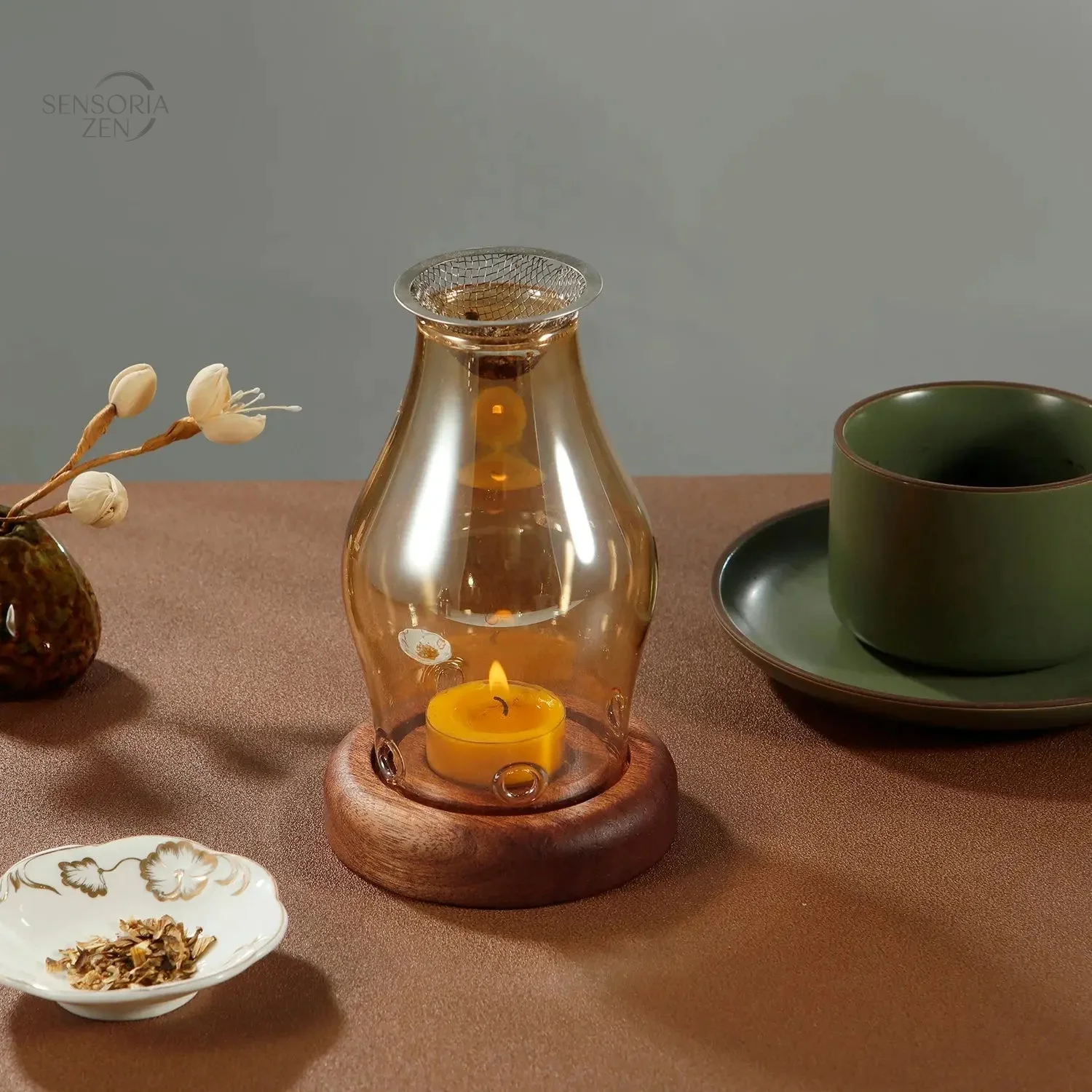 Diffuseur Arômes en Verre et Bois