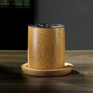Brûle-parfum en bambou pour une ambiance relaxante