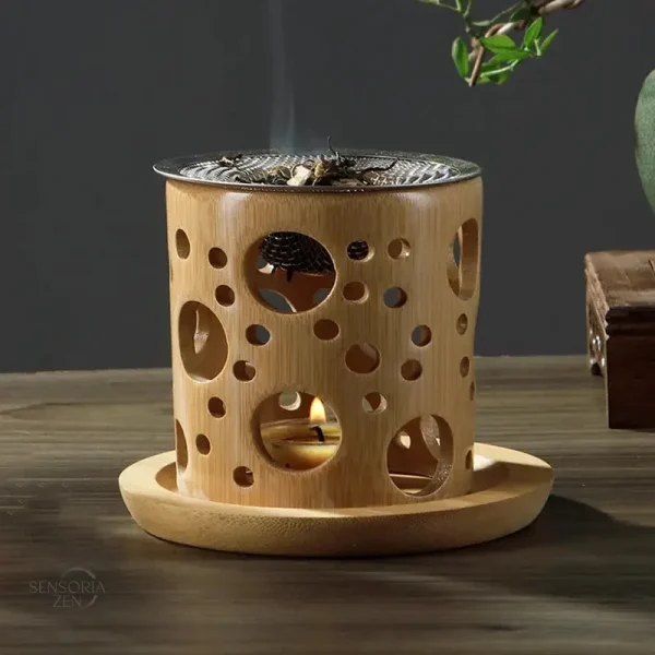 Accessoire en bambou pour une diffusion subtile de parfums