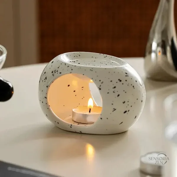Accessoire céramique moderne pour diffusion de chaleur douce