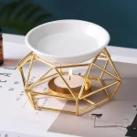 Diffuseur Chaleur Douce Métal Doré – Design Moderne