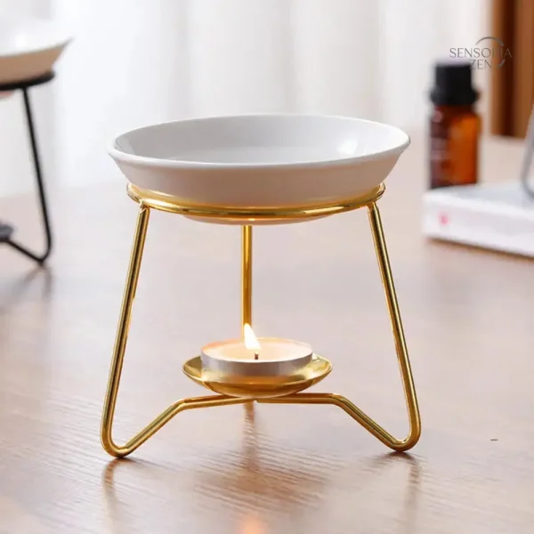 Design contemporain : diffuseur métal doré pour intérieur stylé