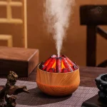 Diffuseur zen en charbon ardent, ambiance relaxante