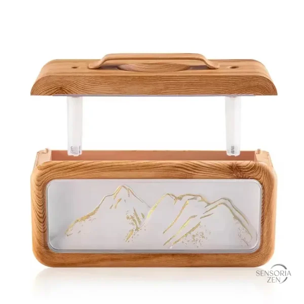 Diffuseur à ultrason, double brume relaxante
