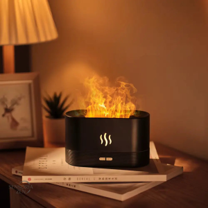 Diffuseur Ultrasonique LED Flamme 180ml USB 12h
